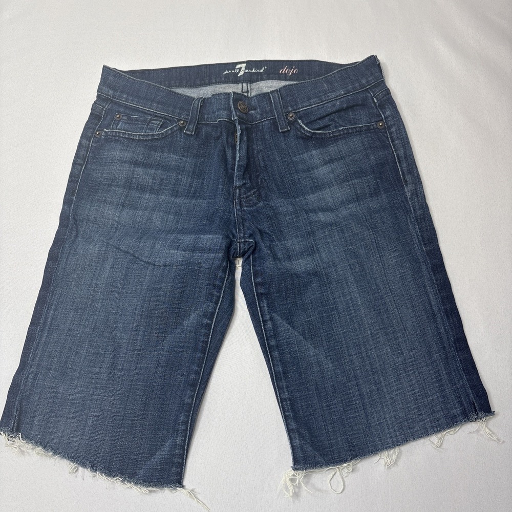 7 for all Mankind Cutoff Jean Shorts Dojo Size 28